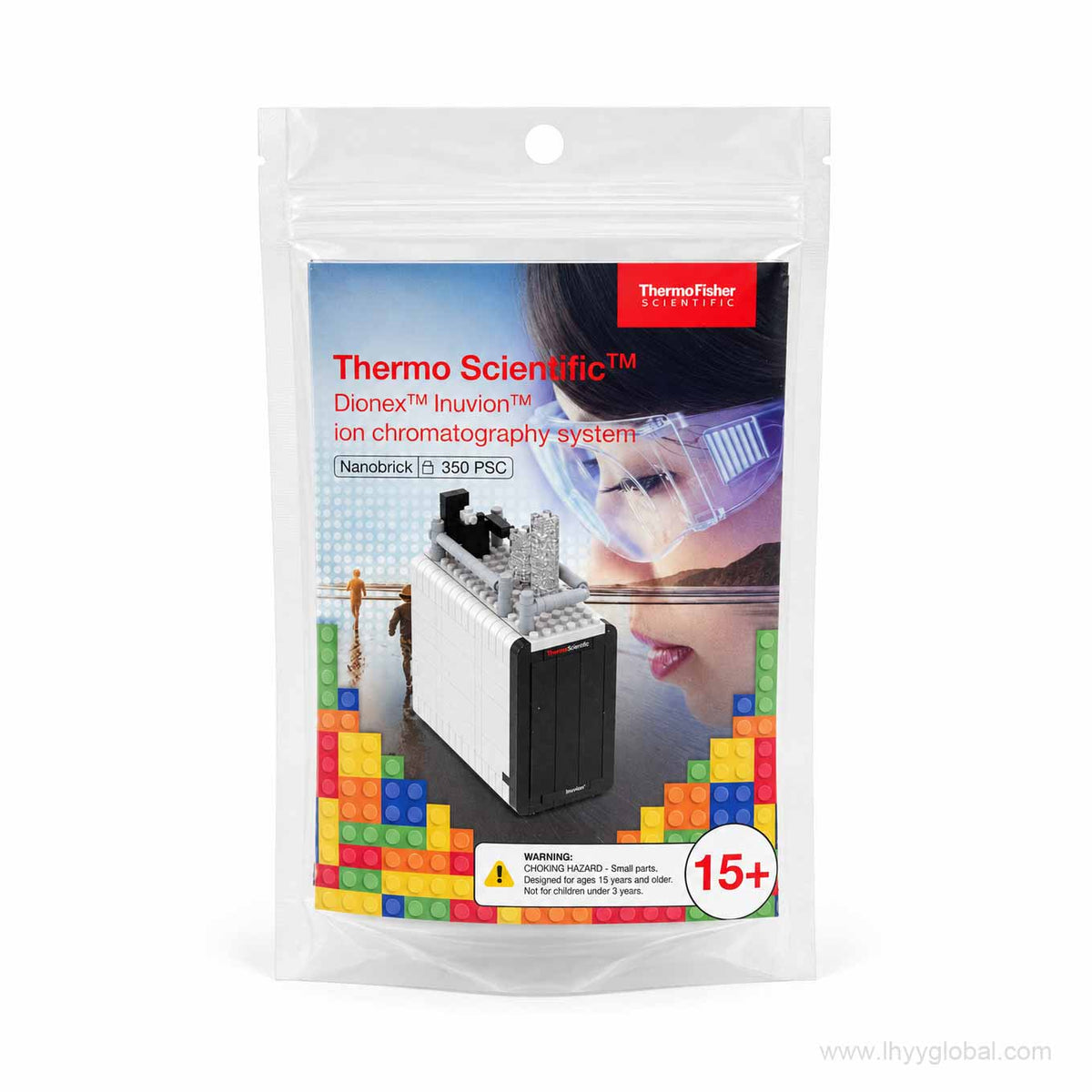 Thermo Scientific Dionex Inuvion 350-piece micro building block set pouch packaging