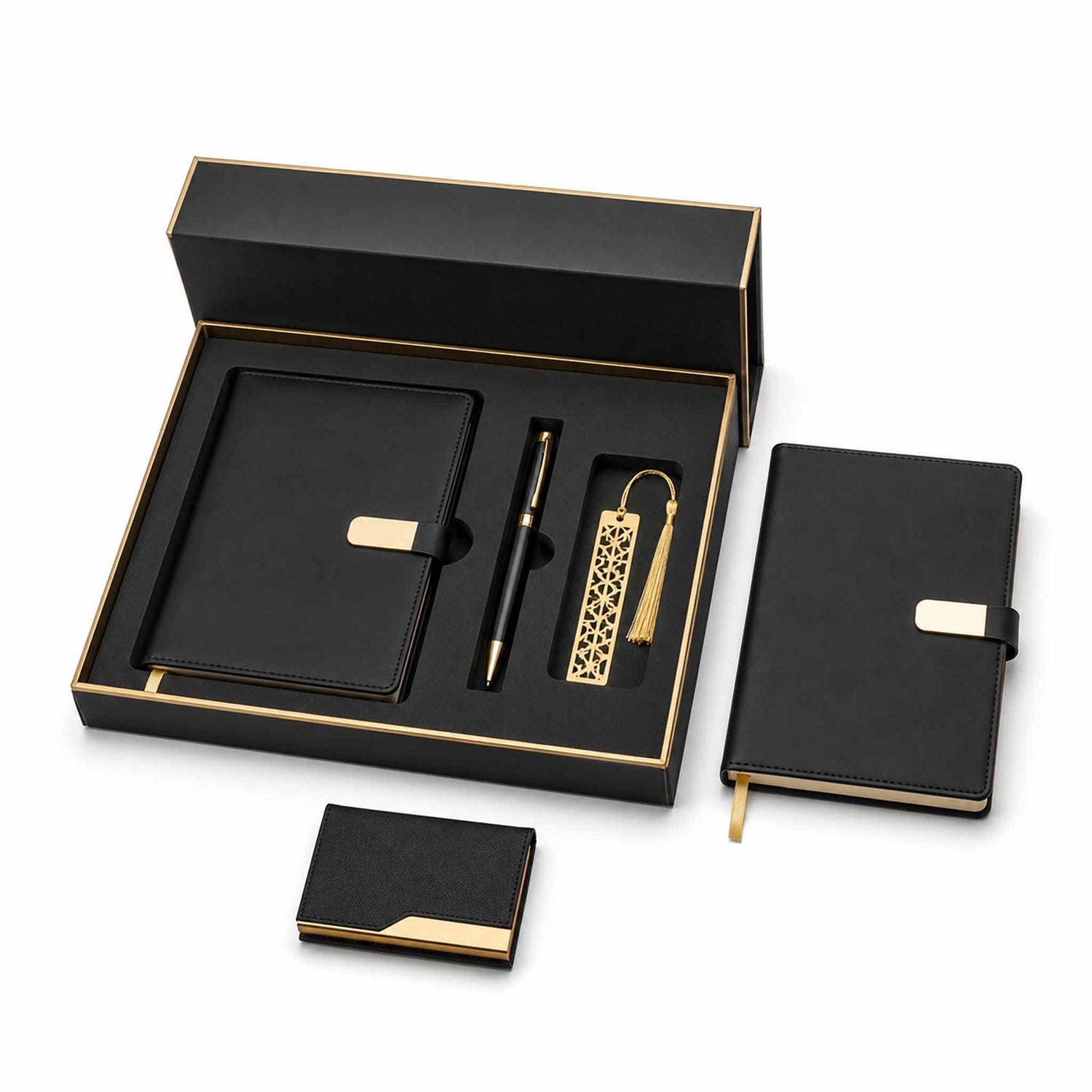 Corporate gift sets and branded kits for employee and client programs