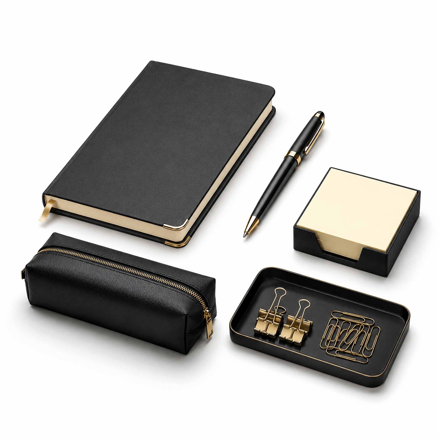 Custom office and stationery gifts with notebooks pens and sticky notes