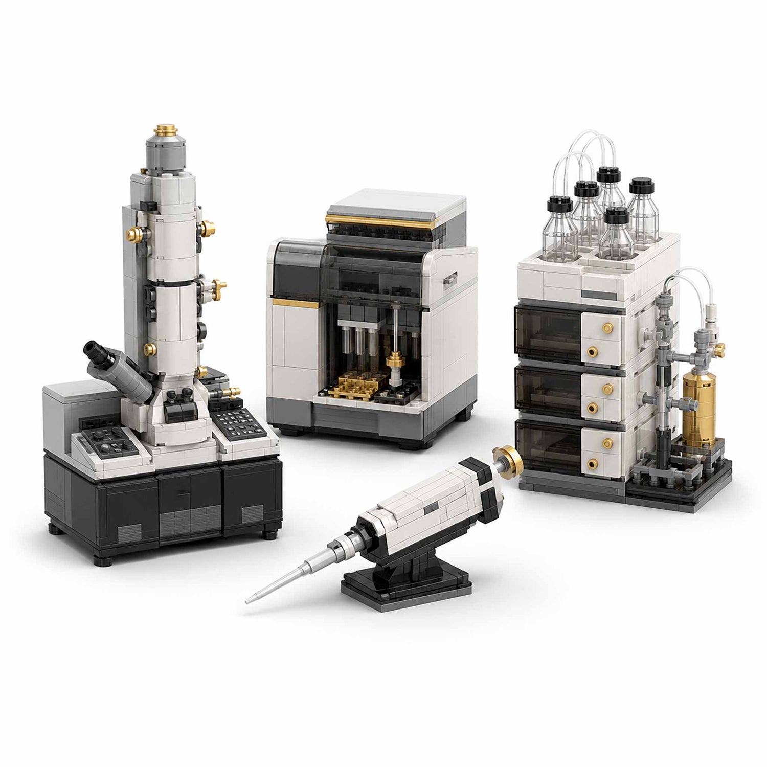 Custom scientific building block models for conferences and corporate gifts