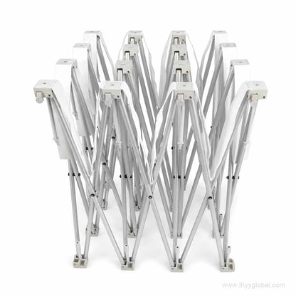 Foldable aluminum frame structure for 10 ft straight pop-up trade show displa
