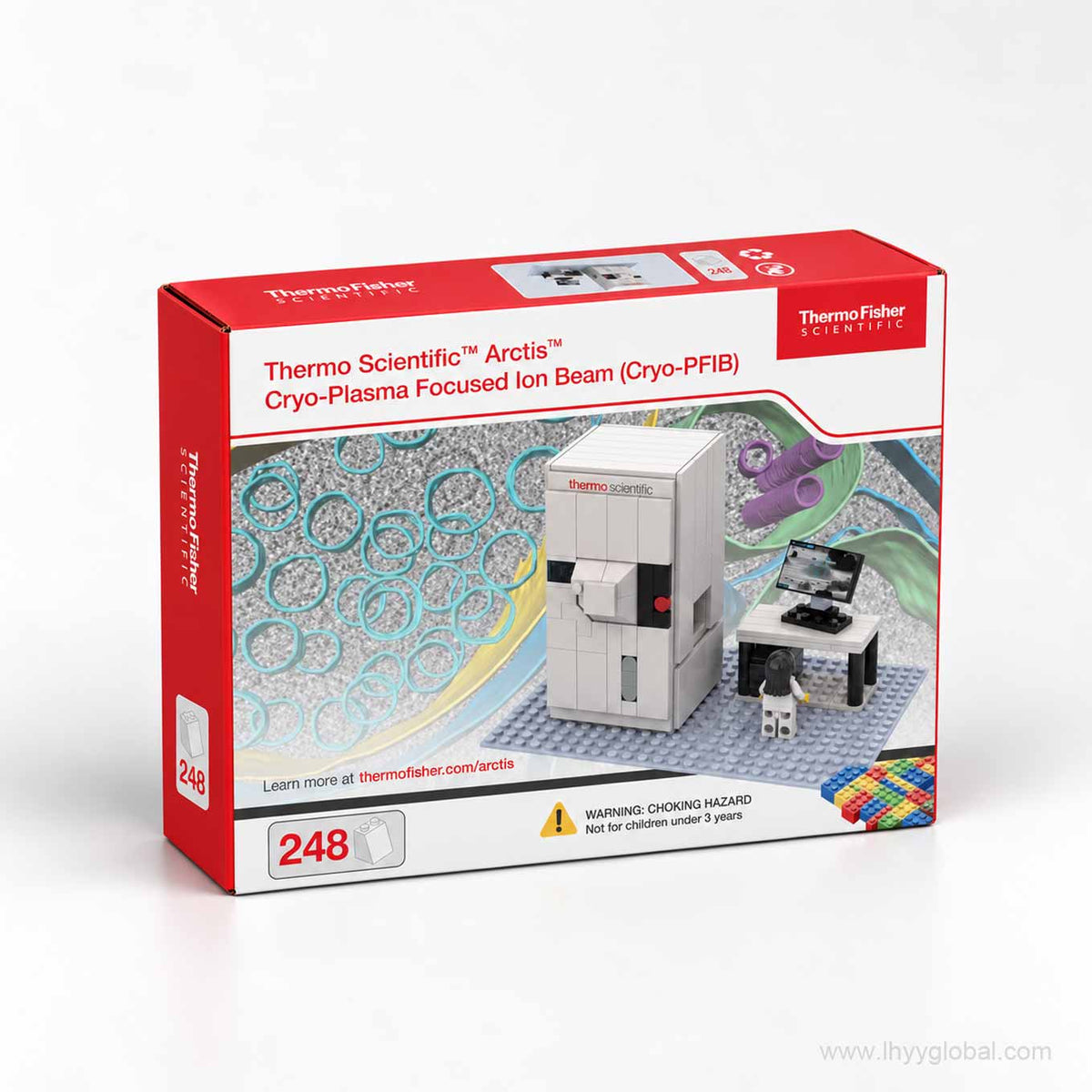 Thermo Scientific Arctis Cryo-Plasma Focused Ion Beam 248-piece building block model retail gift box