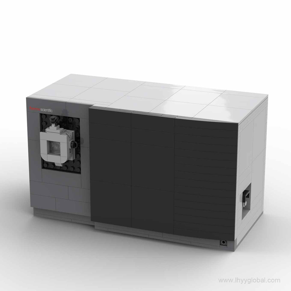 Orbitrap Ascend Tribrid Mass Spectrometer 242-piece building block model front view