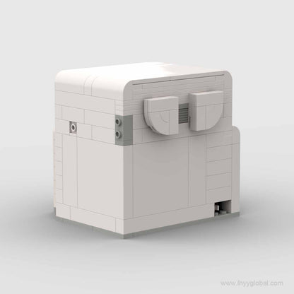Rear view of Cytiva Biacore 1K scientific building block model