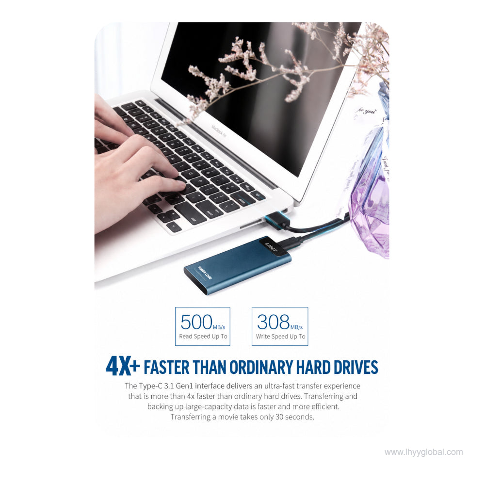 M.2 SSD installation inside portable metal external SSD enclosure