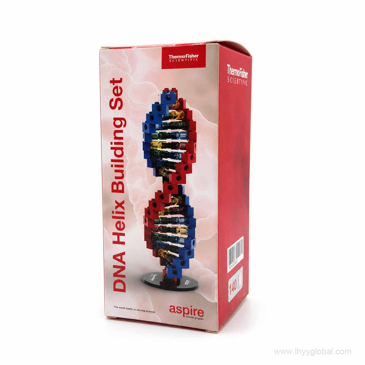 Thermo Fisher Scientific DNA Helix Building Set project packaging with DNA building block model artwork