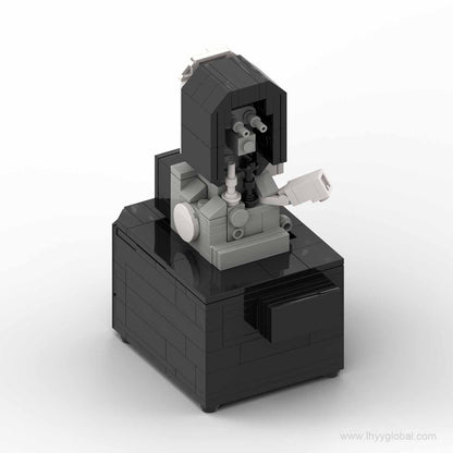 Thermo Scientific nProber IV SEM building block model shown from a three-quarter rear angle