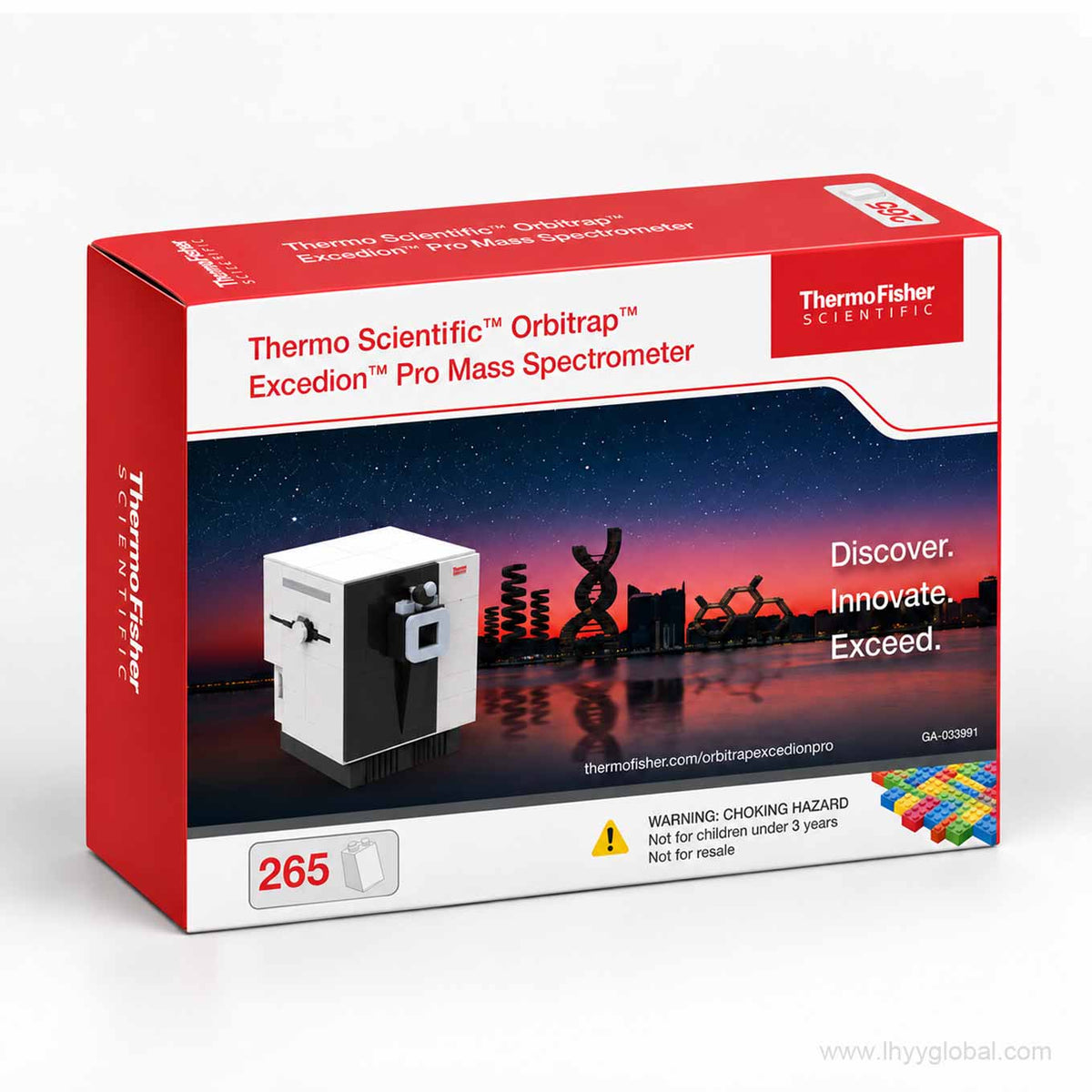 Thermo Scientific Orbitrap Excedion Pro 265-piece building block model presentation box