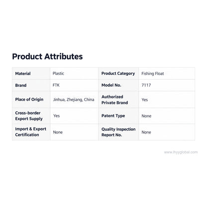 Custom fishing bobber product details and specifications