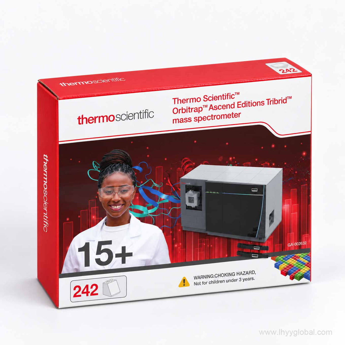 Thermo Scientific Orbitrap Ascend Editions Tribrid 242-piece building block set packaging