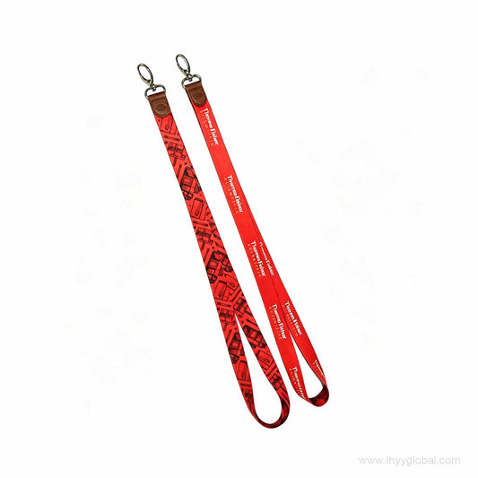 Custom lanyards and ID badge holder options for corporate events