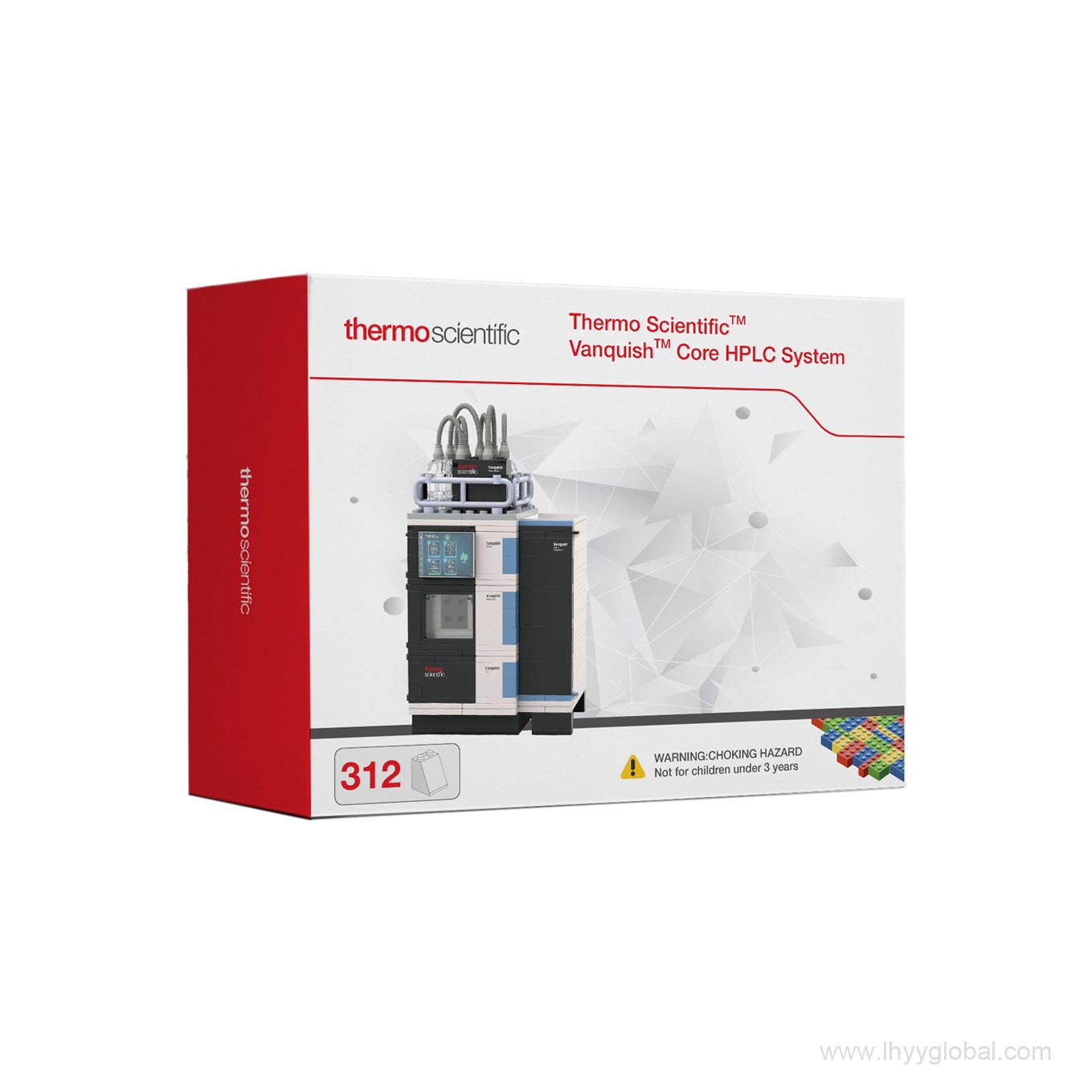 Custom Lego-compatible Thermo Scientific Vanquish Core HPLC System building block packaging box - LHYY.