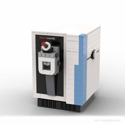 Rendered rear three-quarter view of the Thermo Scientific Orbitrap Exploris 480 building block model